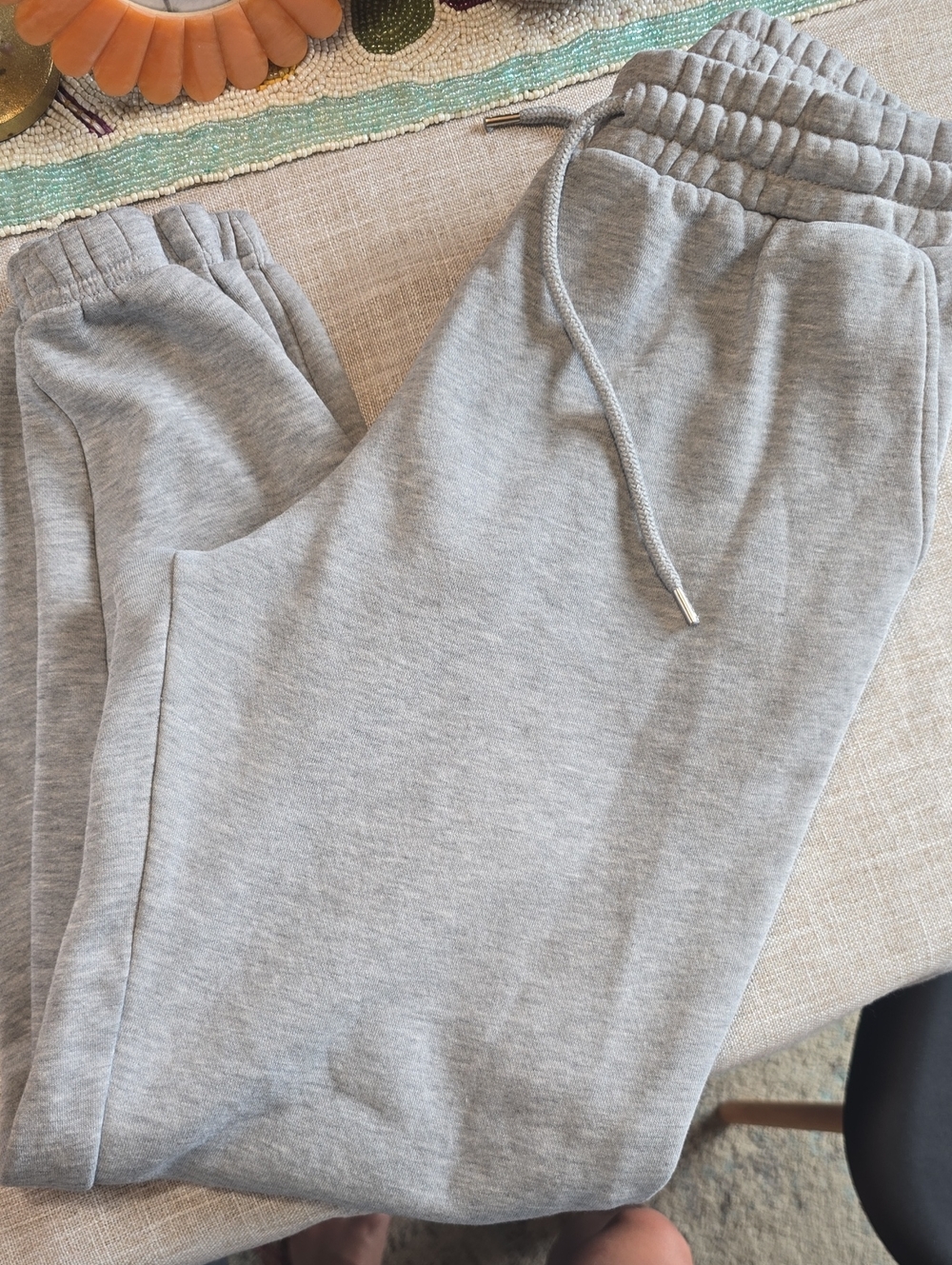Forever 21 Soft Grey Drawstring Sweatpants - Picture 1 of 2